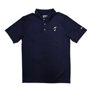 DISNEY WORLD Men's NIKE Golf Polo - Size S - Navy Mickey Mouse Logo - Vintage